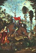 SODOMA, Il St. George and the Dragon fh oil painting picture wholesale